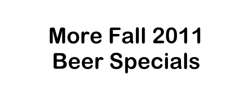 More Fall Beer Specials